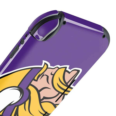 NFL Minnesota Vikings Large Logo Nintendo Switch Lite Skin